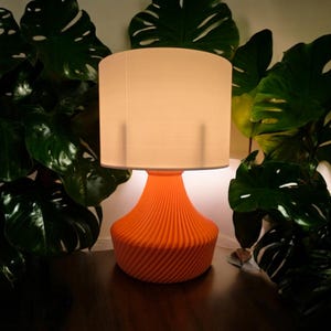 The Kallax Space Age Mid Century Modern Twist Lamp Retro Vintage Style Home and Office Decor Lighting