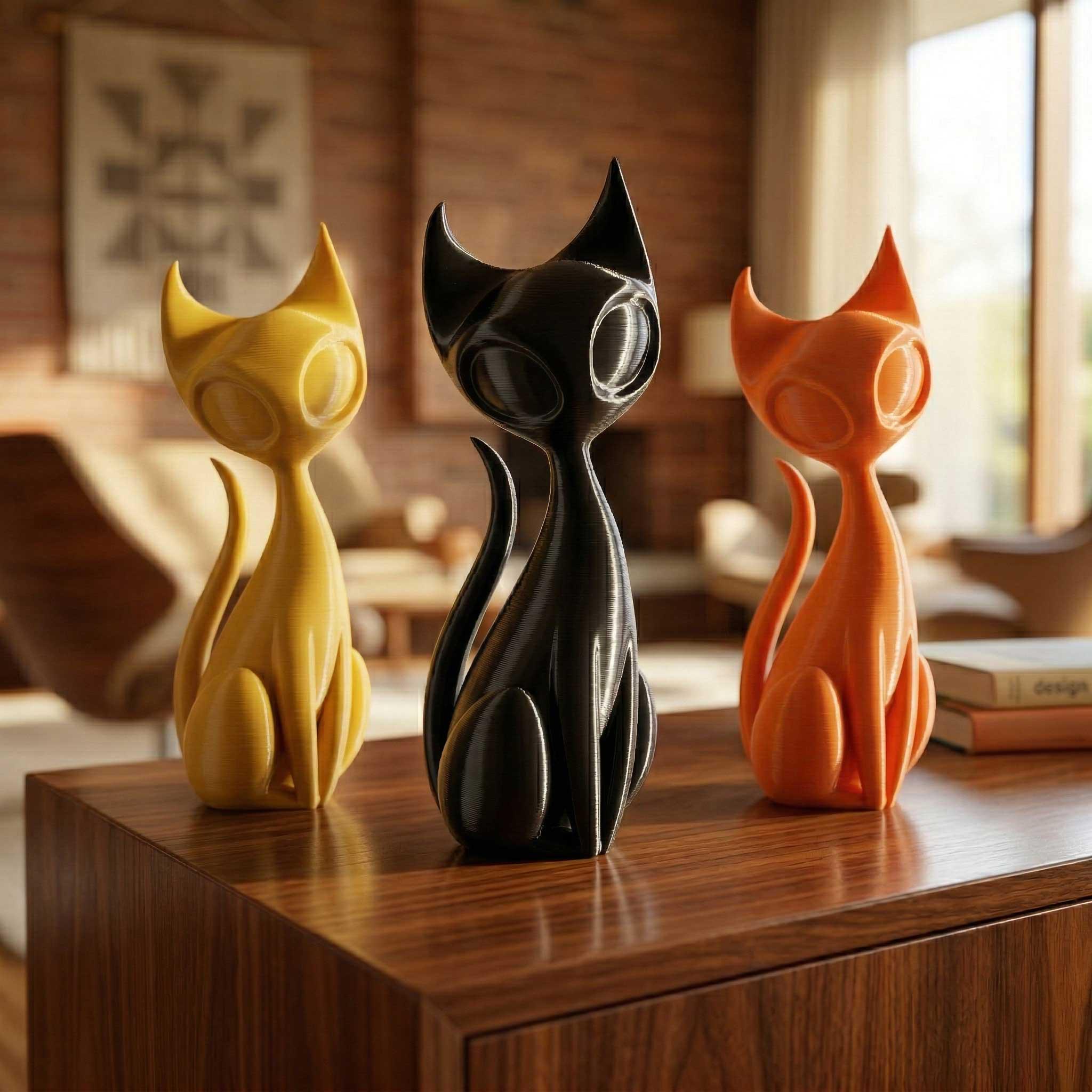 Atomic Cat Sculpture 9.8