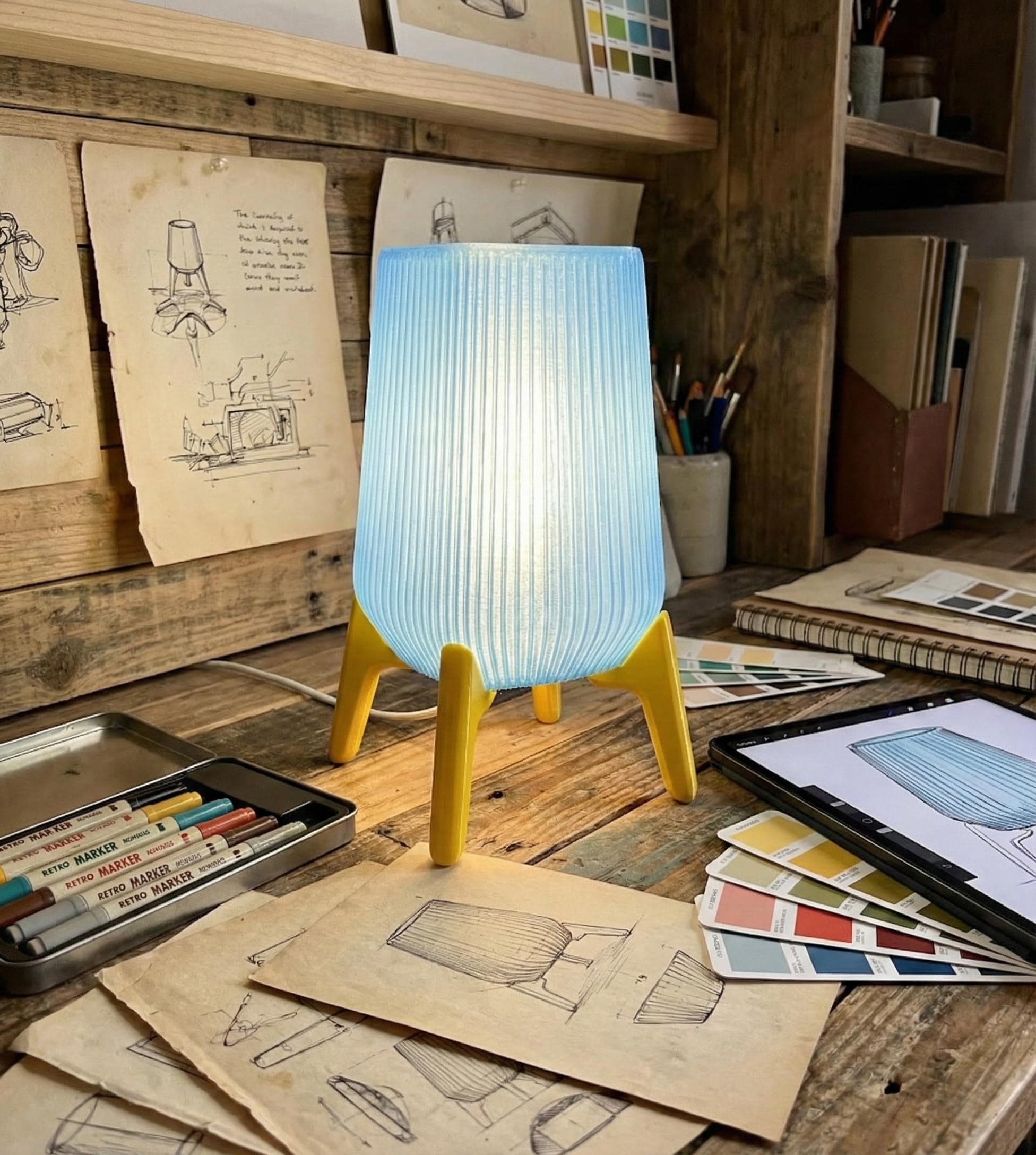Space Age Lamp - Etsy
