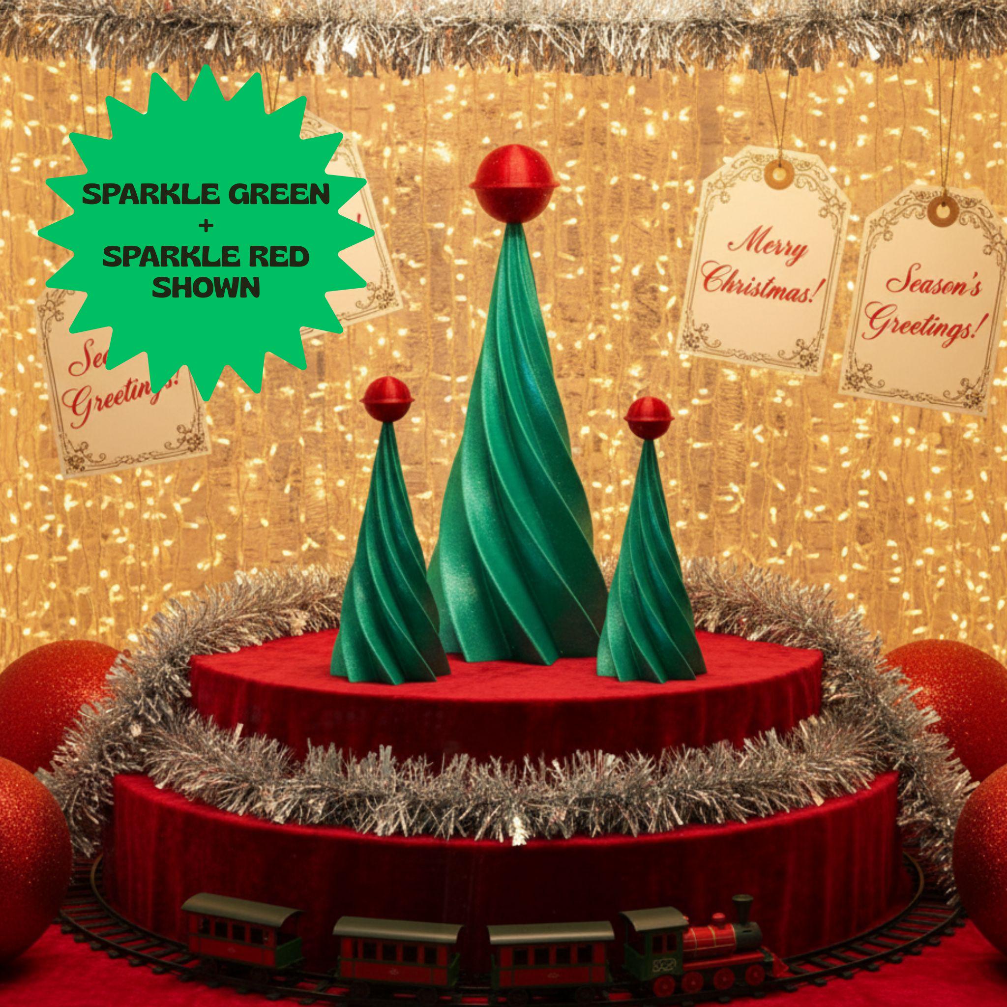 Mid Century Modern Retro Holiday Christmas Trees Décor | Christmas