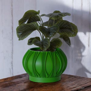 The Mylo Vintage Style Minimalist Planter Vintage Inspired Plants Mid Century Modern Succulents and Cactus Indoor & Outdoor Use Made in USA
