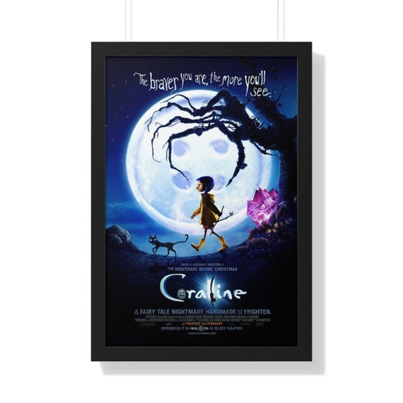 Coraline Retro Vintage Poster  Minimalist Movie Poster  - Etsy