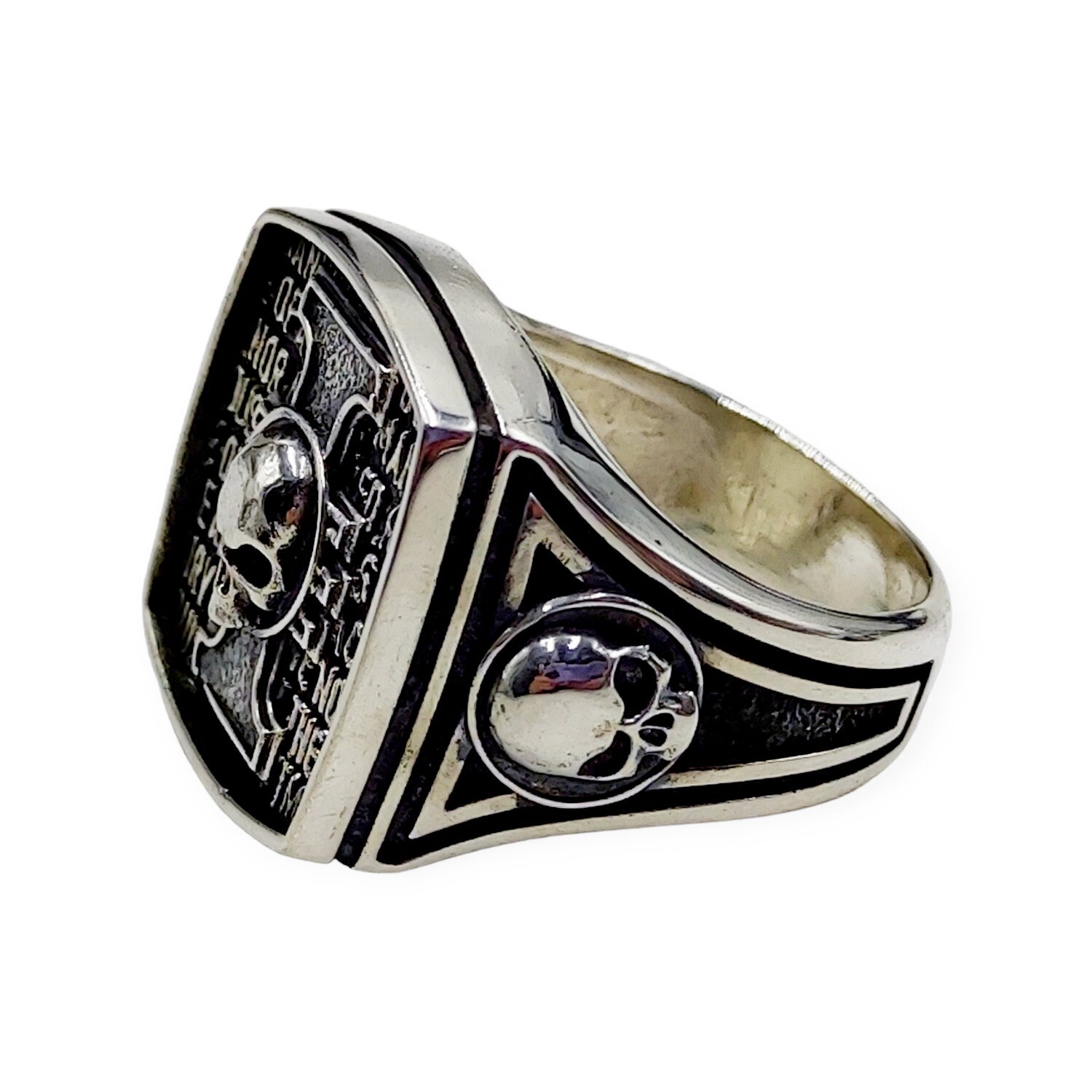 Men's Ring of the Inquisitor, Code IWK, Completely 925 Sterling Silver ...