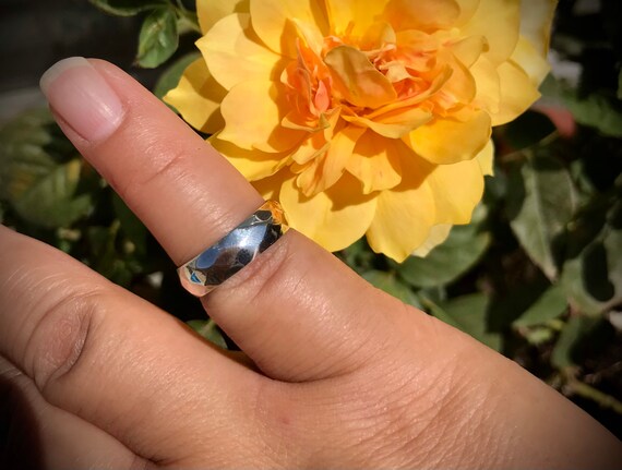 Textured Ring, Geo Textured Ring, Textured Band