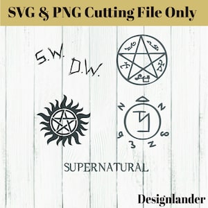 Supernatural Signs SVG & PNG