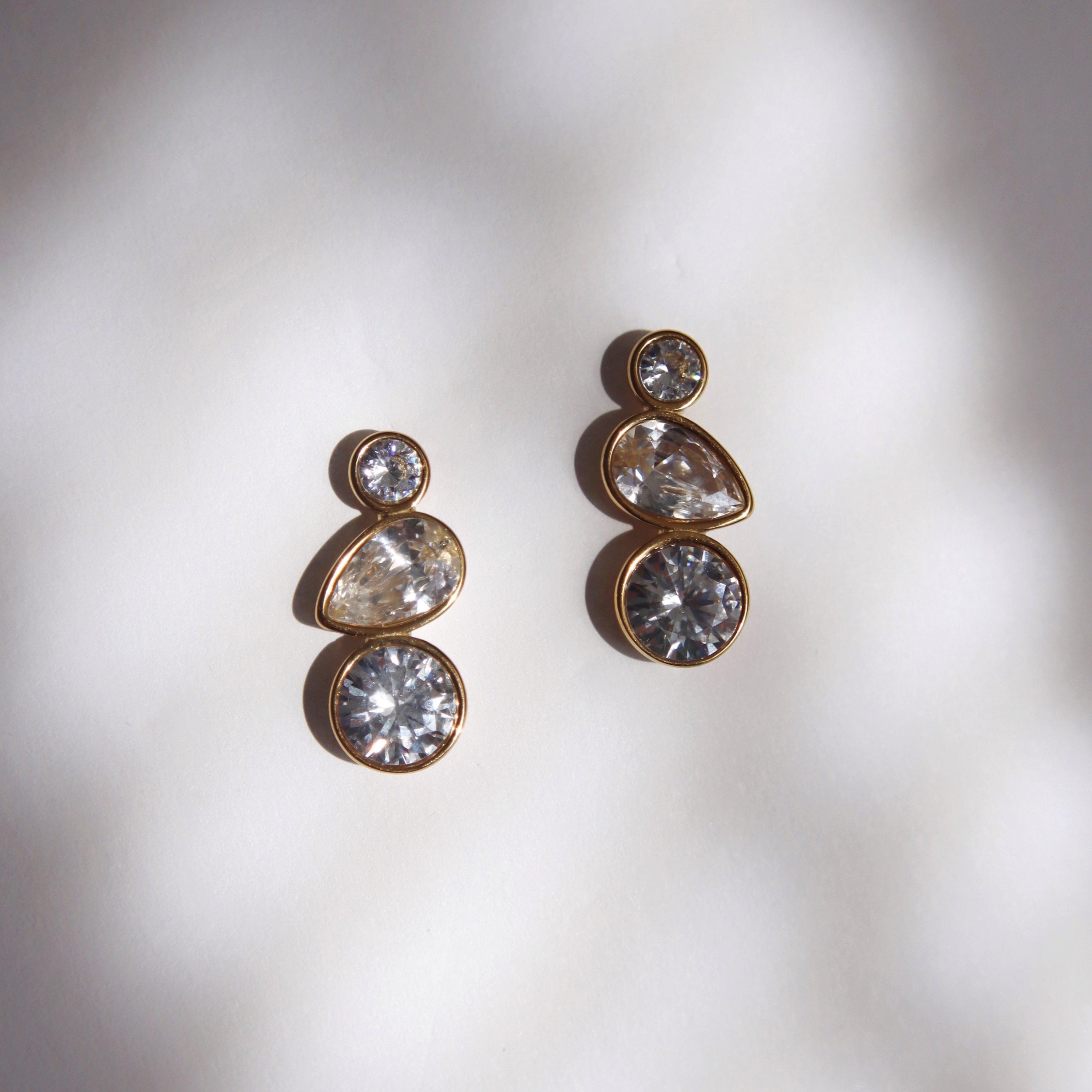 Black Simone Cord Earrings main image 1