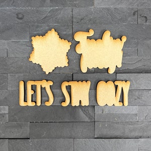Feelin&#39; Frosty| Chalk Couture | Cut Out | Wood Cutout | DIY | Wood | .25 Thick Cut Out DIY