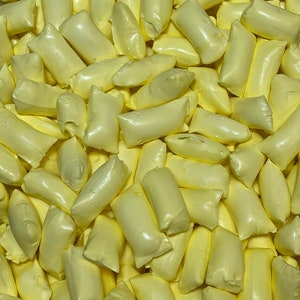 Freeze Dried Banana Laffy Taffys I FREE SHIPPING I Freeze Dried Candy | Space Food | Gluten Free |