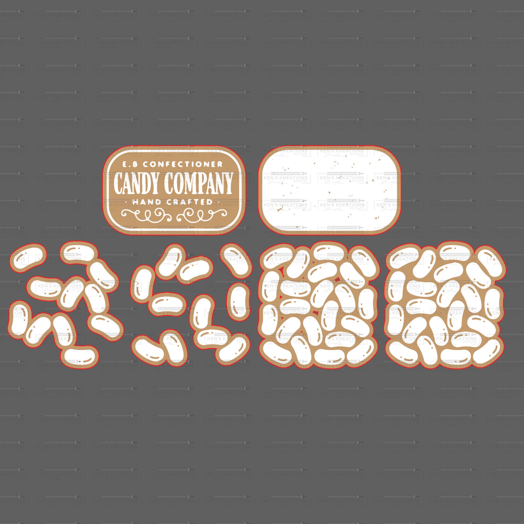 Jelly Beans SVG & PNG Chalk File DIY Cricut Etsy