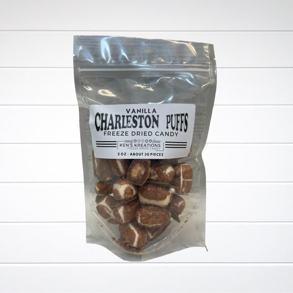 Freeze Dried Charleston Chews Vanilla 2.5 oz I FREE SHIPPING I 36 Charleston Chews I Vanilla I Gifts I Candy I
