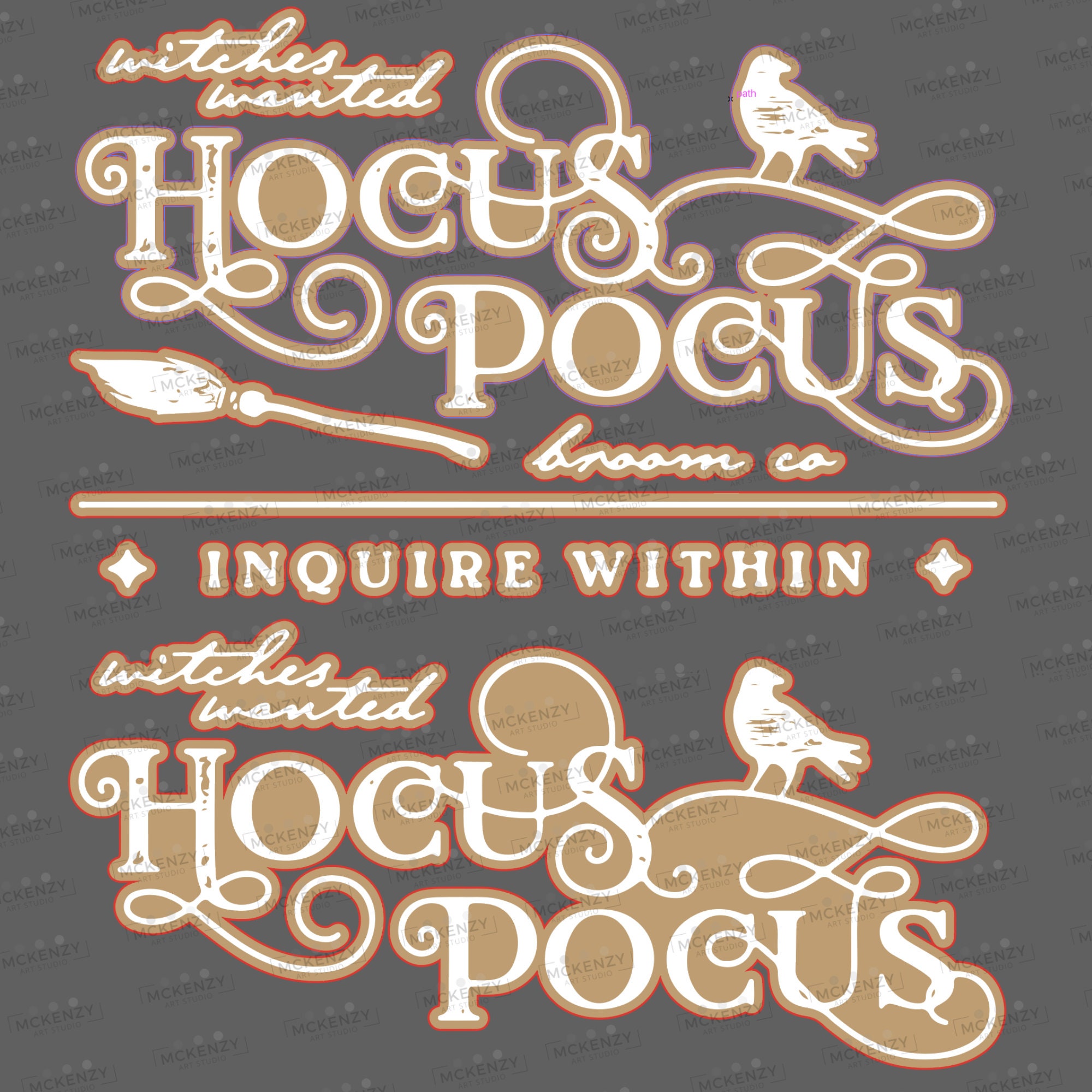 Hocus Pocus Broom Co SVG PNG File DIY Etsy