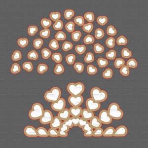 Circle of Love SVG & PNG file  , DIY, Glowforge, Laser File .15 offset