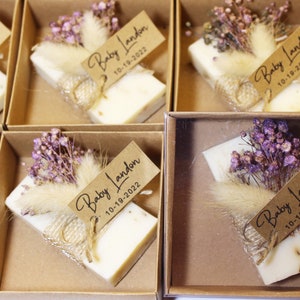 Wedding Favors for Guest Gifts in Bulk, Lavender Scented Soaps Favor, Rustic Wedding Gifts, Bridal Shower Soaps, Unique Soap Thank you Gift image 4