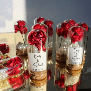 Beauty and the Beast Mini Glass Wedding Favors for Special Occasions ...