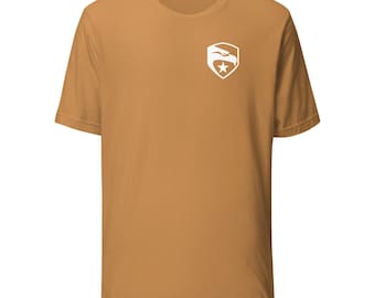 Camiseta con parche de G.I. Joe y símbolos simples