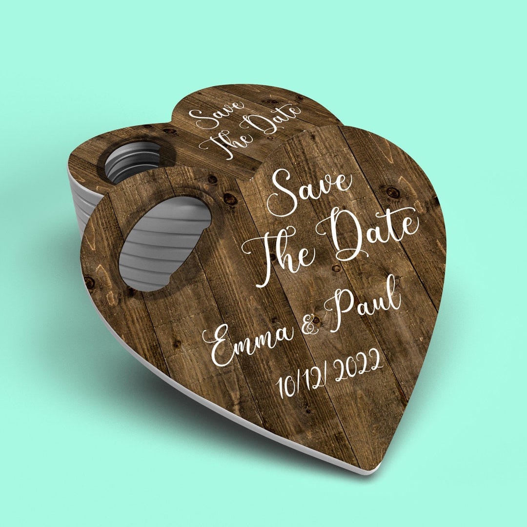 Bottle Opener Thank You Favors for Guests of a Wedding Party Etsy