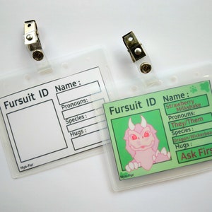 Fursuit ID Badge | Custom ID Badge