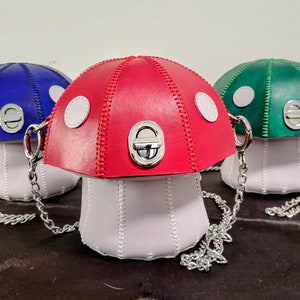 Toadstool Purse - Mushroom Bag