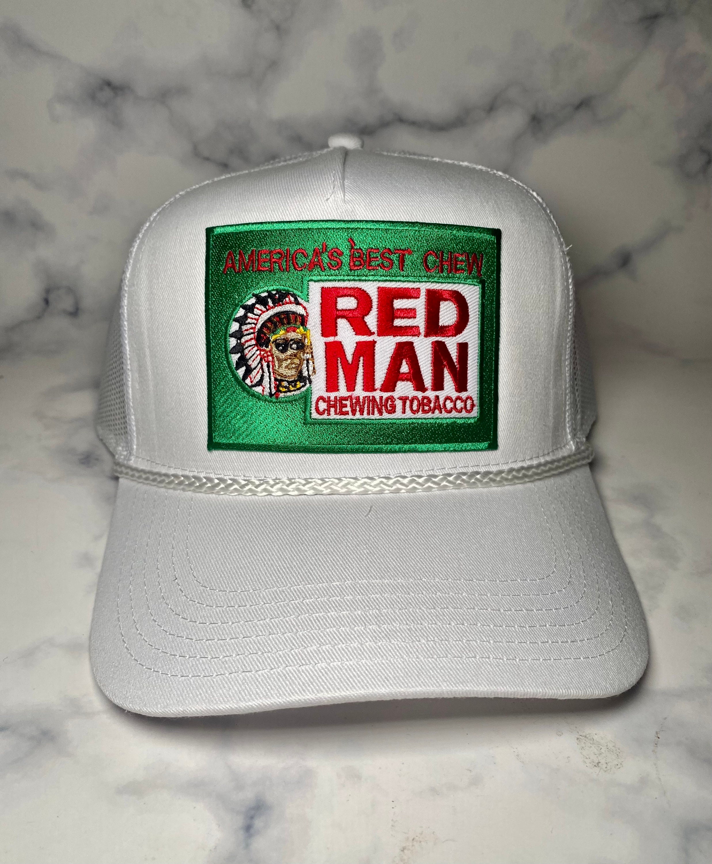Red Man Hat Etsy