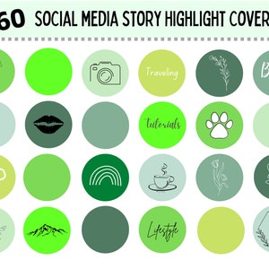 Social Media Story Highlight Covers, Instagram Story Highlight Covers