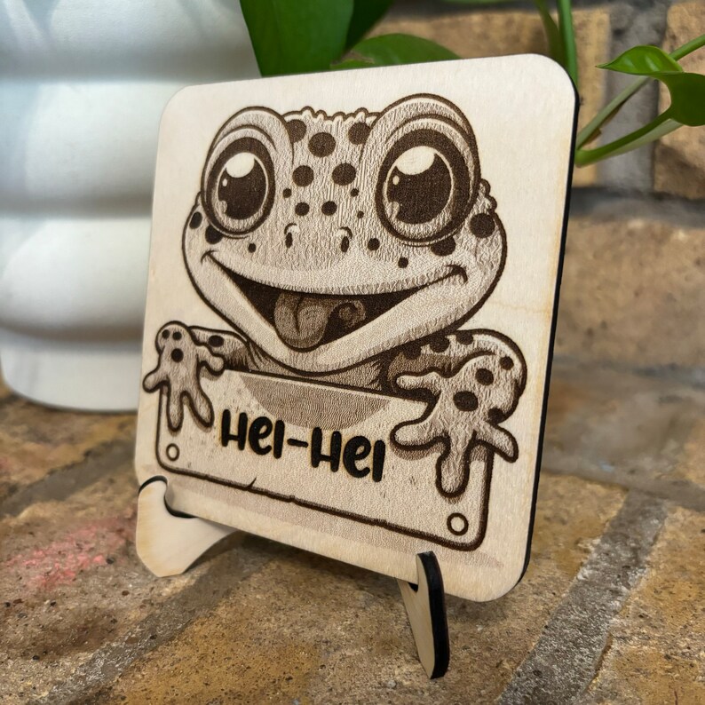 Leopard Gecko Name Tag | Leopard Gecko Custom Name Plate | Leopard ...