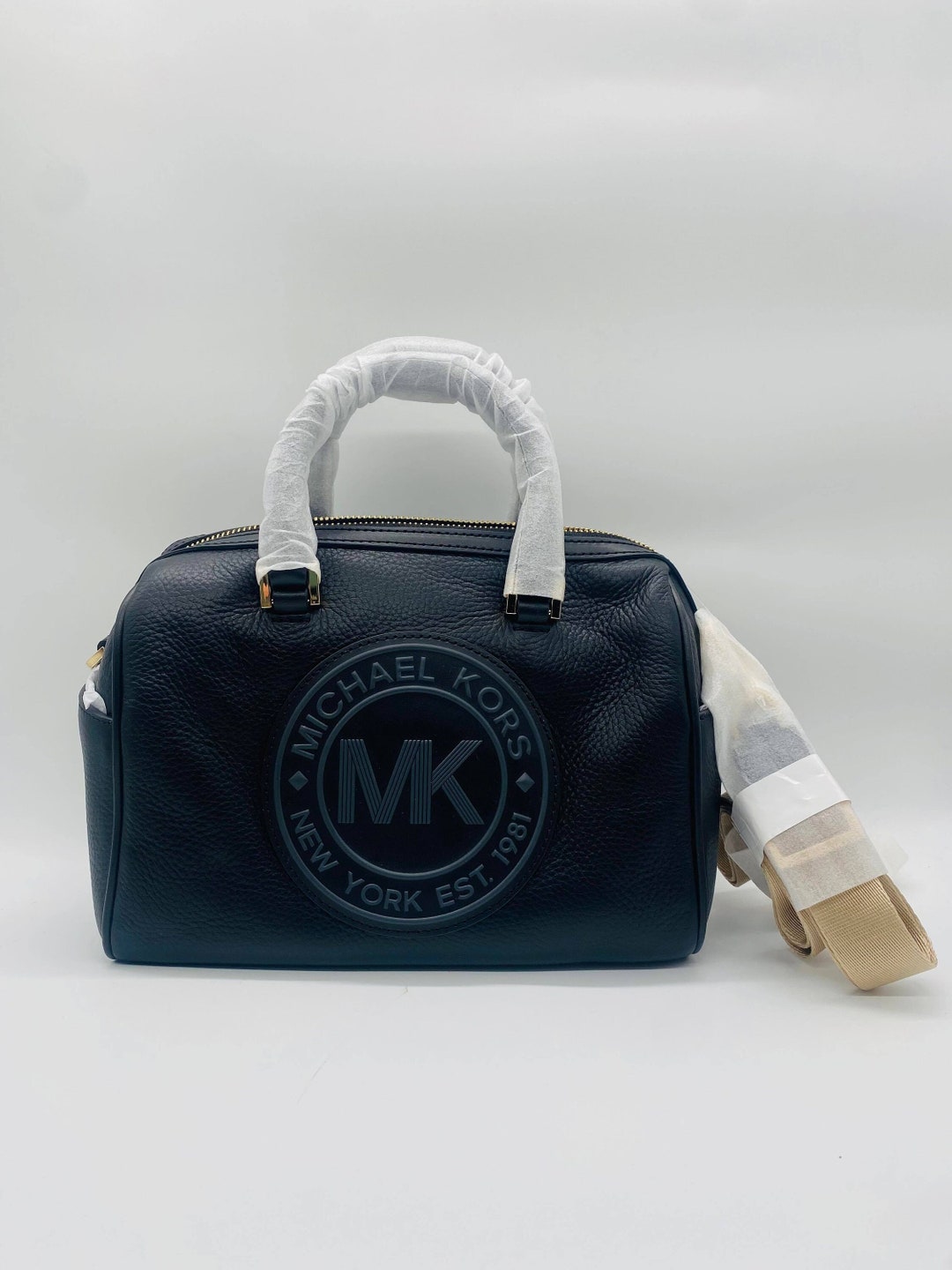 MK Fulton Sport Logo Small Duffel Satchel Handbag Etsy