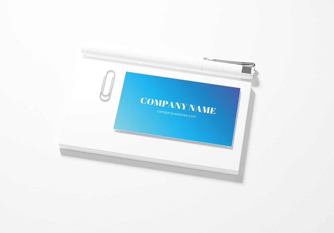 Business Card Canva Template Full Customization Colors Etsy