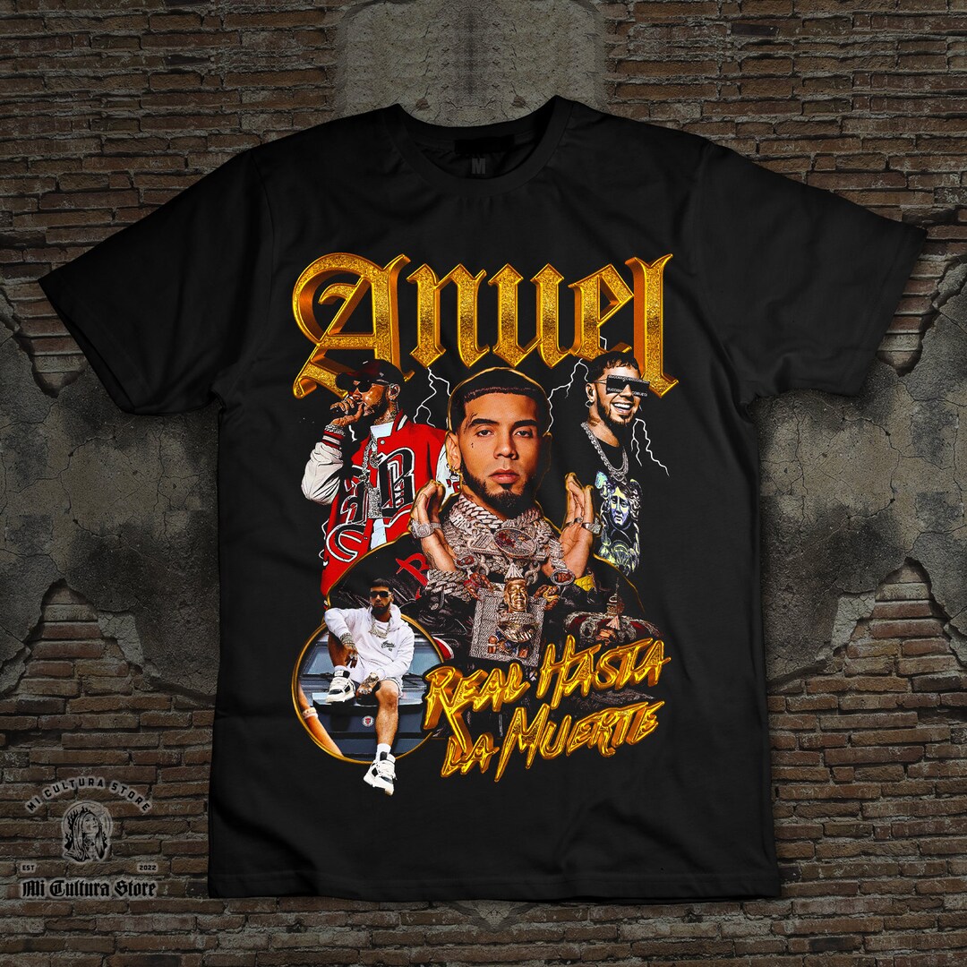 Anuel AA Vintage Look Shirt Realist La T shirt Anuel AA Clothing Anuel Anuel Merch Handmade Trending Regalo Mujer Hombre Etsy