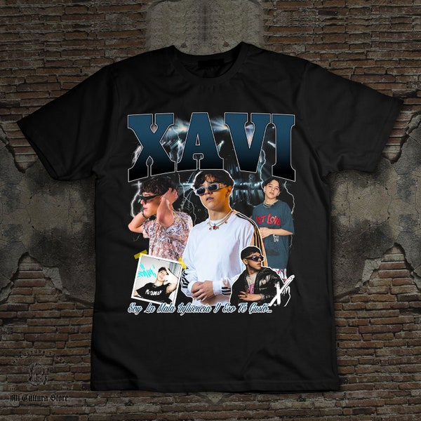 XAVI vintage look t-shirt playera regional mexicano| XAVI Tshirt Mexican Corridos musica la diabla Merch La victima latino