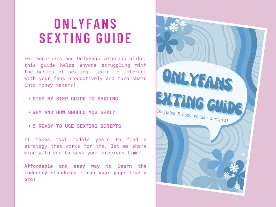 Onlyfans Sexting Guide WITH SCRIPTS Adult Content Creator for Onlyfans(02)