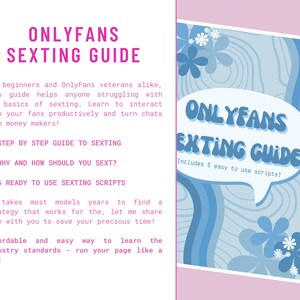 Onlyfans Sexting Guide WITH SCRIPTS Adult Content Creator for Onlyfans