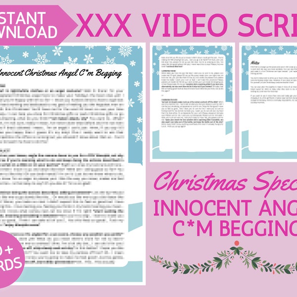 Naughty Christmas Video Script - Christmas Angel C*m Begging | for OnlyFans, Fansly, NiteFlirt, Adult Content fan sites and Cam Girl sites