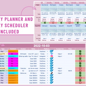 Ultimate Onlyfans Content Calendar - Planner for Adult Creators Using
