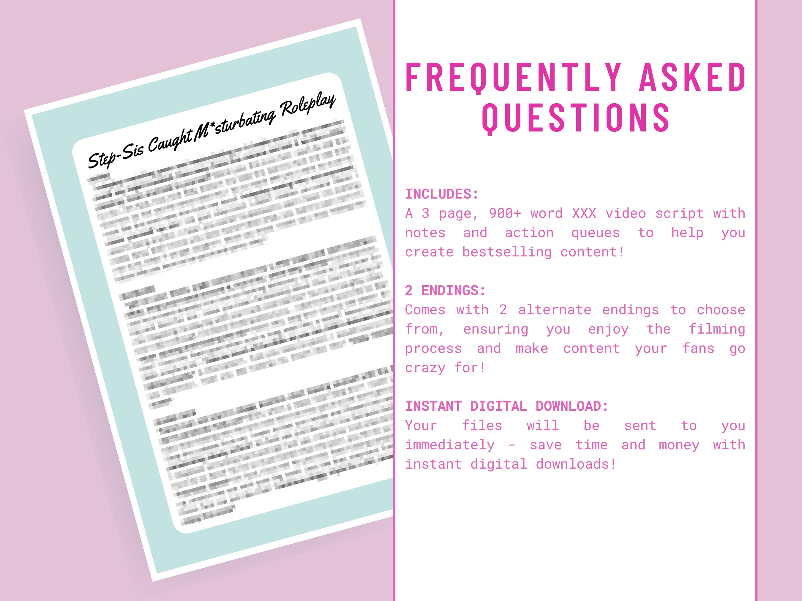 大人の義理の妹が捕まるロールプレイビデオのスクリプト | OnlyFans、Fansly、NiteFlirt、アダルトコンテンツファンサイト、Cam  Girlサイト向け - Etsy 日本