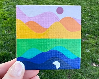 Colorful Day & Night Painting