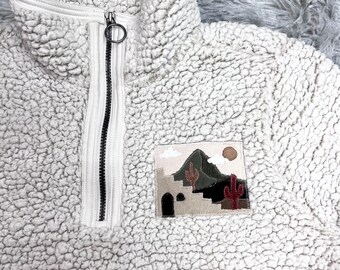 Handmade Patch Sherpa Pull Over
