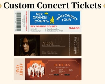kpop ticket etsy singapore
