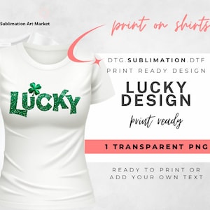 Lucky PNG, Faux Embroidery Lucky Png, Lucky Faux Embroidery Sublimation Design PNG