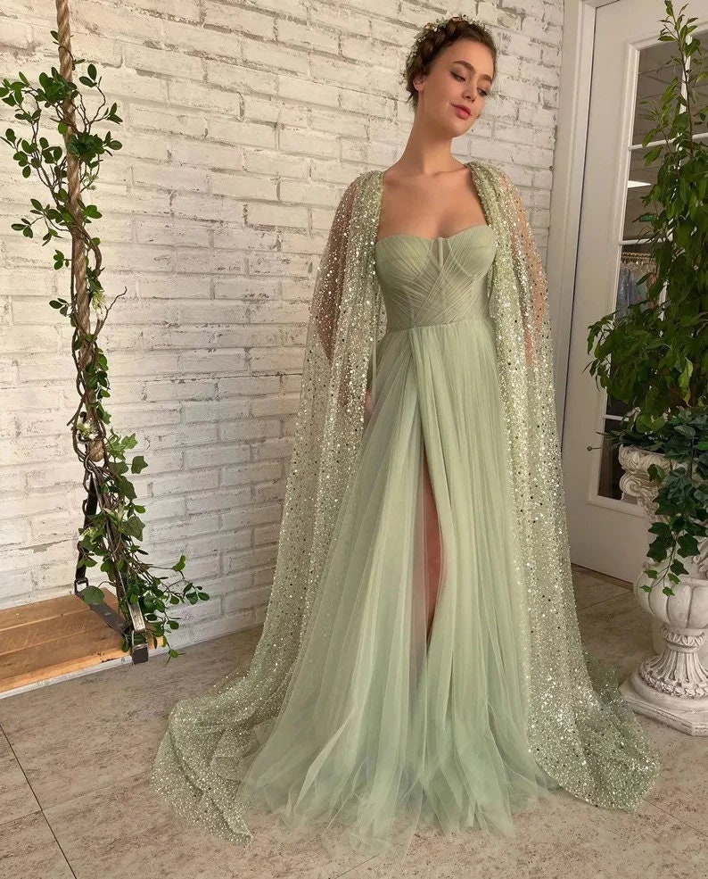 Sage Formal Dress - Etsy