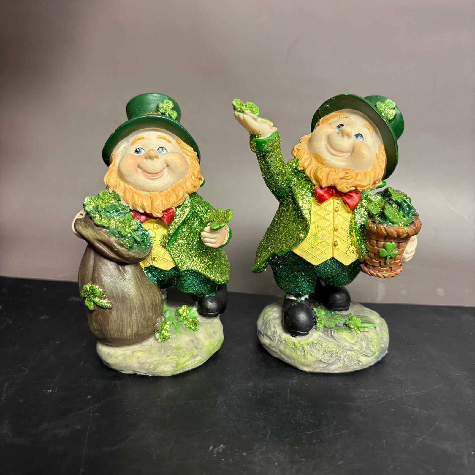 Vintage Leprechaun St Patricks Day Figurine - Etsy display picture 1