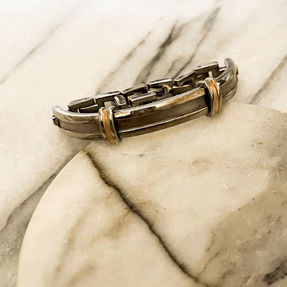 Vintage Anne Klein Watchband Bracelet - Silver an… - image 7