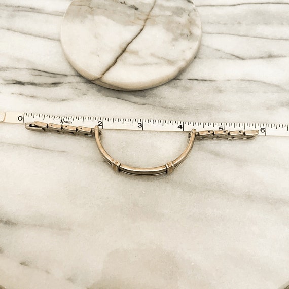 Vintage Anne Klein Watchband Bracelet - Silver an… - image 6