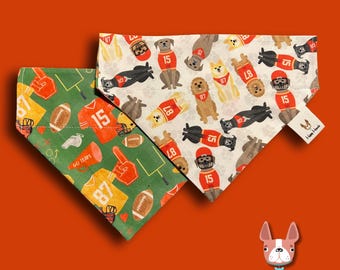 Bandana reversibile per cani dei Kansas City Chiefs