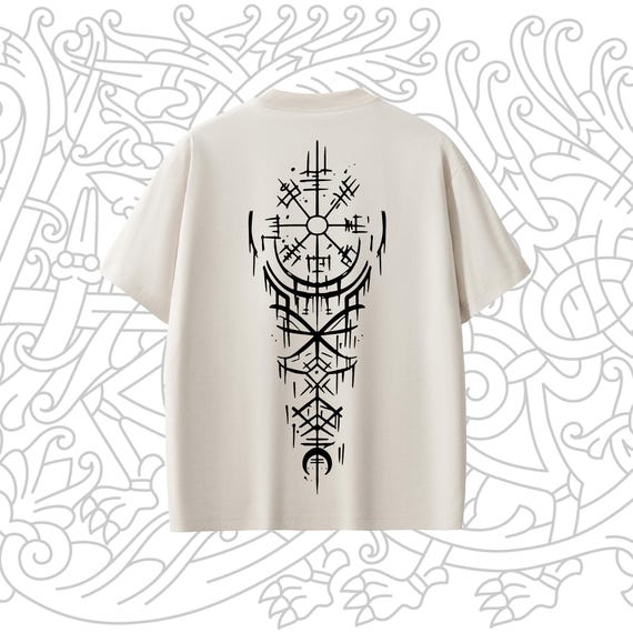 The Vikinger Vegvisir ᛉᛇ Premium T-Shirt