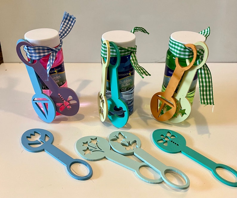 Personalized Bubble Wands, Spring and Summer Bubble Wands, Summer