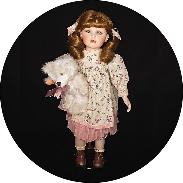 Large Porcelain Doll Etsy