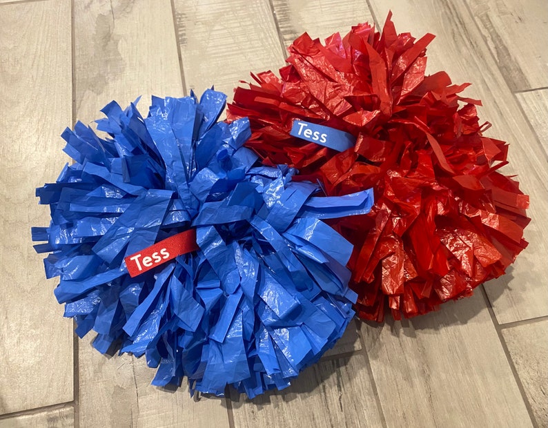 Pom Name Tags pair pom Poms NOT Included Etsy