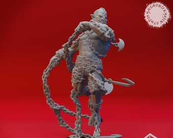 Custom 3D Printed Chain Devil (Kyton) Miniature