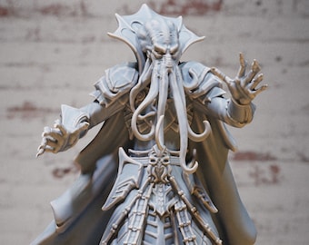 Dnd Mind Flayers Miniatures Bundle Illithid Enemies Mini for Dungeons ...