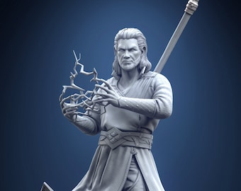 Custom 3D Printed BG3 Baldur's Gate 3 (III) Gale Miniature/Statue (v. 2)